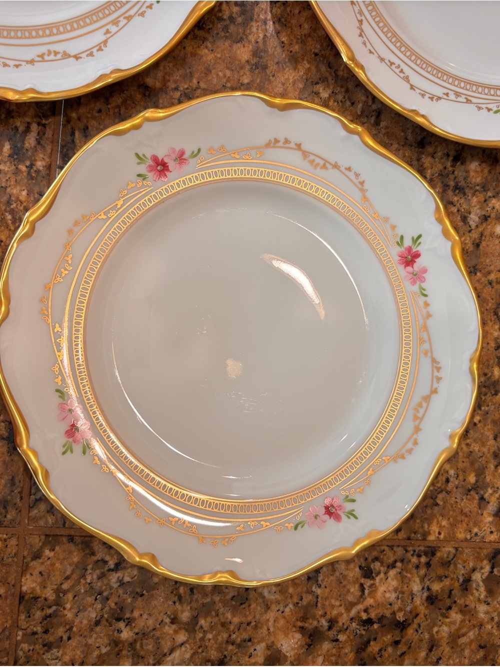 Vintage Reichenbach Fine China 9" Salad / Luncheon Plates 5 total